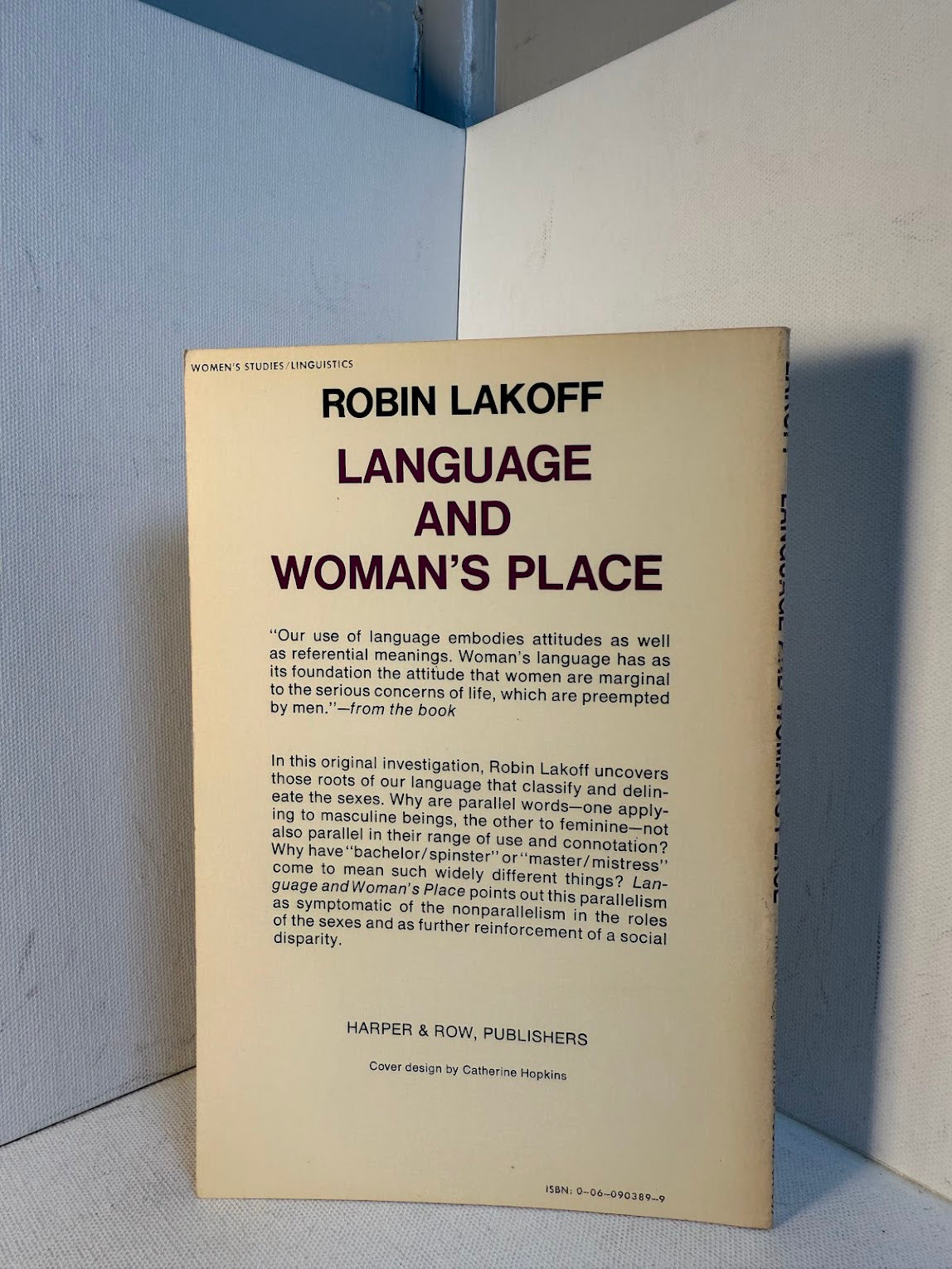 Language and Women's Place by Robin Lakoff