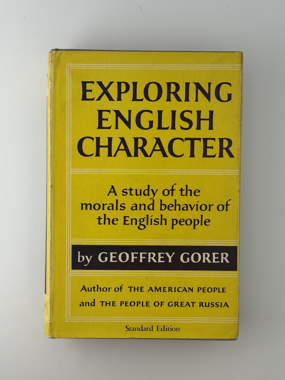 Exploring English Character by Geoffrey Gorer