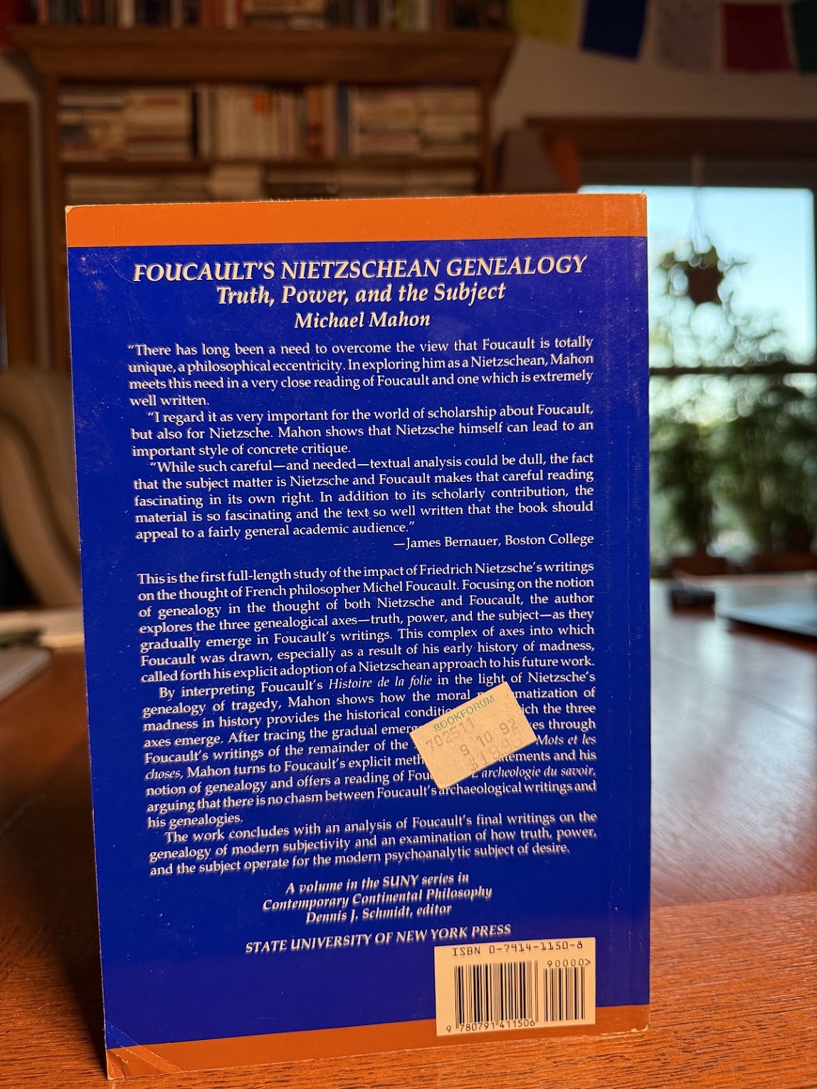 Foucault's Nietzchean Genealogy by Michael Mahon