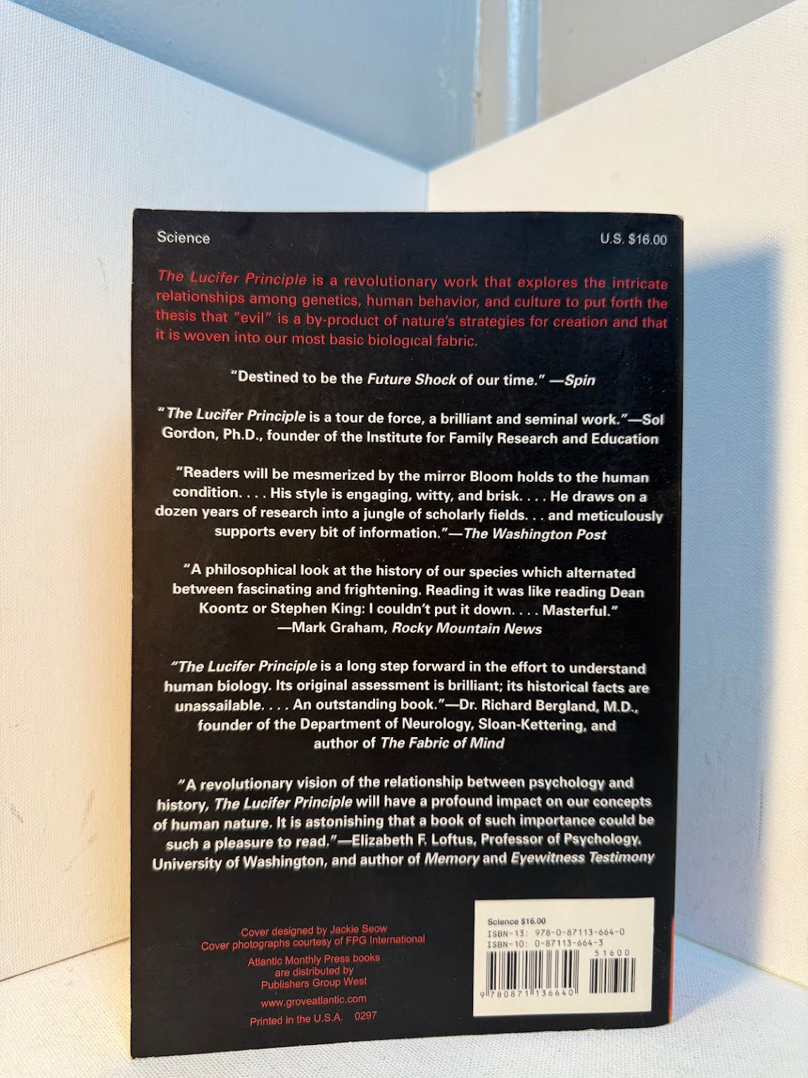 The Lucifer Principle by Howard Bloom