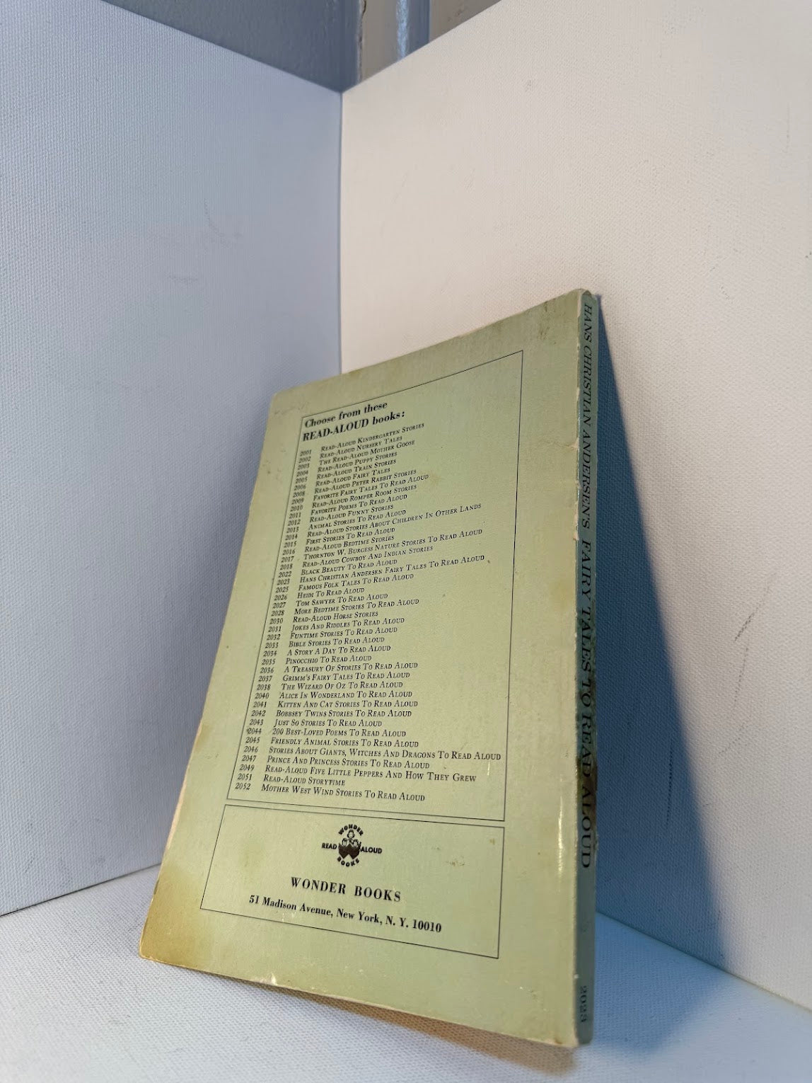 Hans Christian Andersen's Fairy Tales to Read Aloud