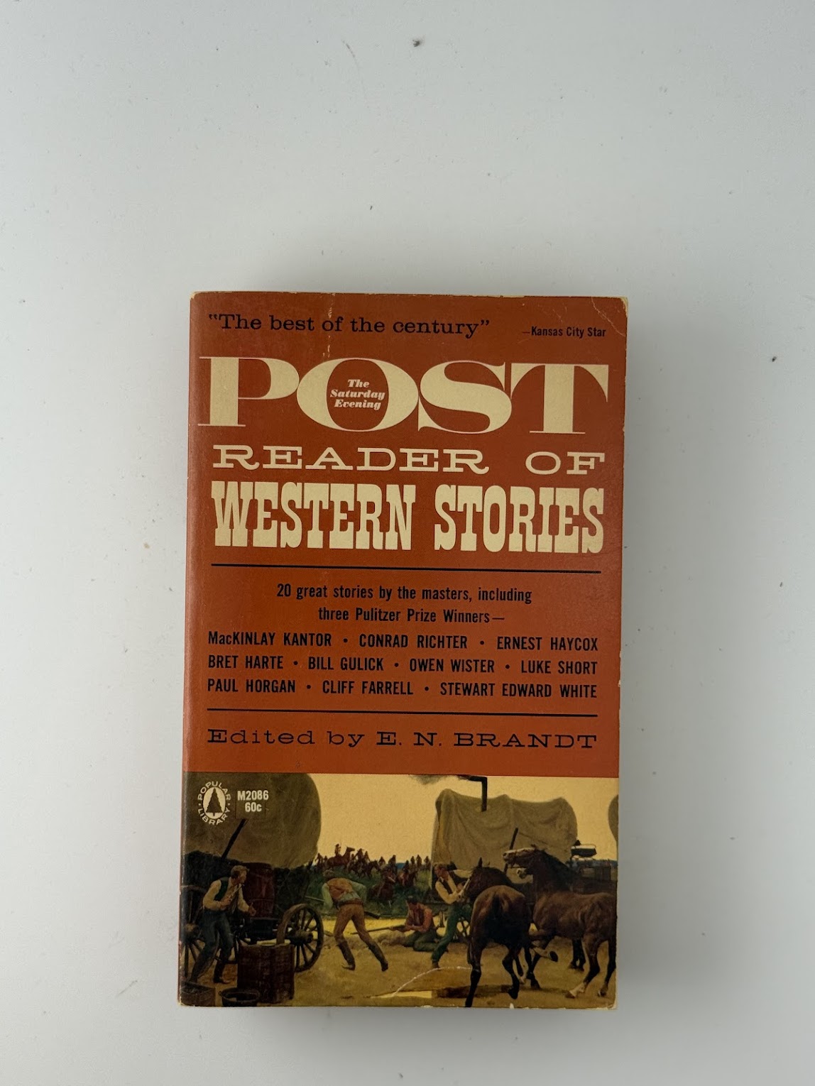 The Saturday Evening Post Reader of Western Stories edited by E.N. Brandt