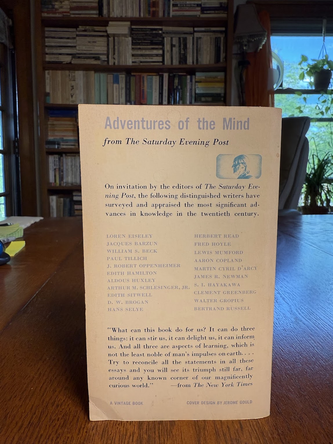 Adventures of the Mind - from The Saturday Evening Post edited by Richard Thruelsen and John Kobler