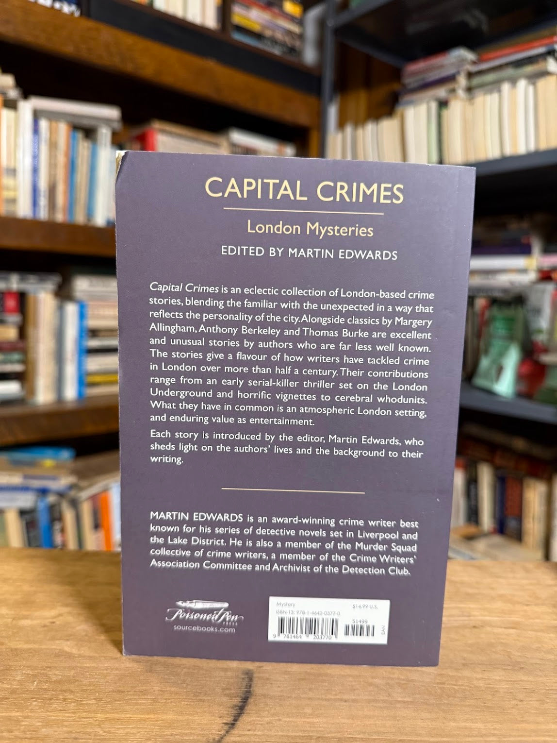 Capital Crimes - London Mysteries edited by Martin Edwards