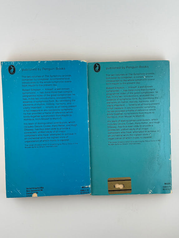 The Symphony Volume 1 + 2 edited by Robert Simpson