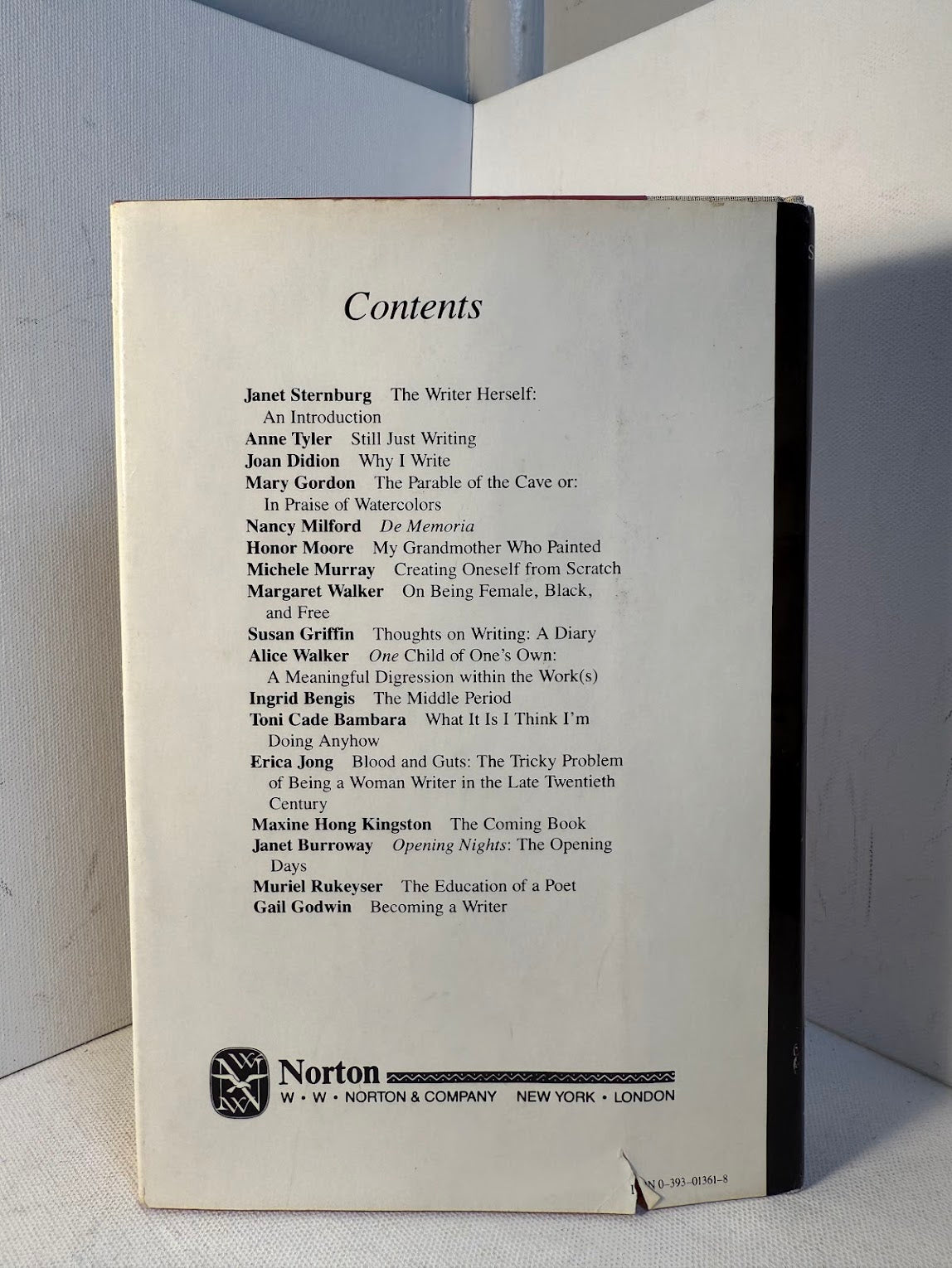 The Writer on Her Work edited by Janet Sternburg