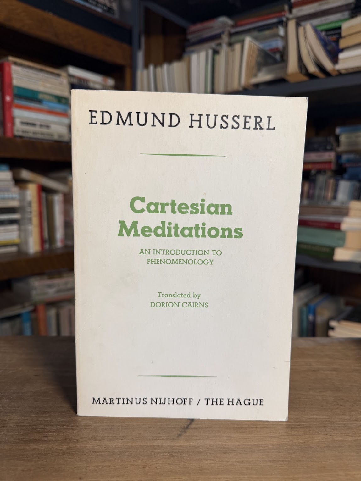 Cartesian Meditations - An Introduction to Phenomenology by Edmund Husserl