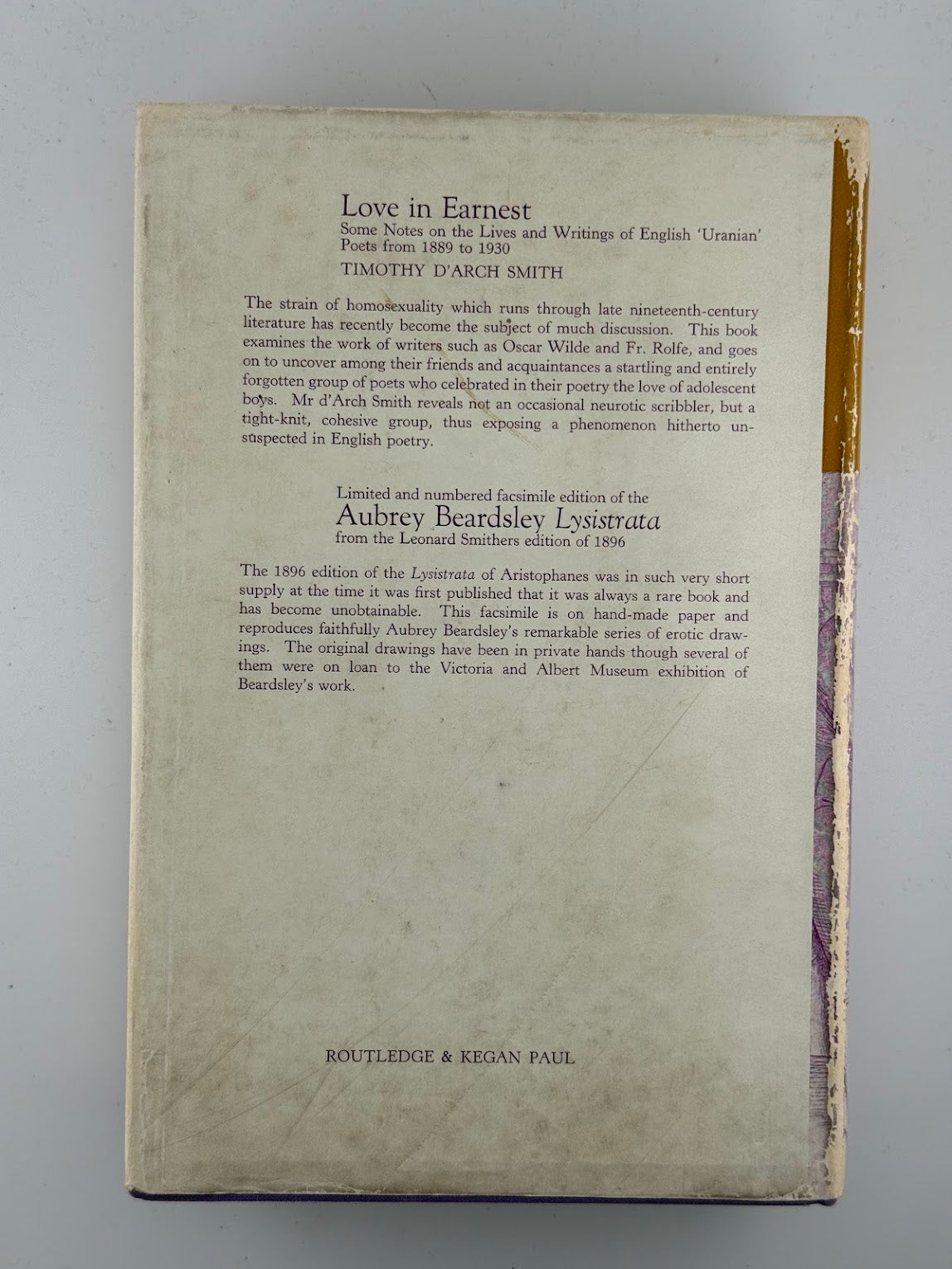 Sexual Heretics - Male Homosexuality in English Literature selected by Brian Reade