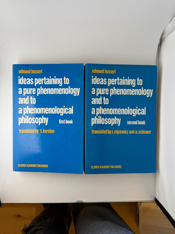 Ideas Pertaining to a Pure Phenomenology and to a Phenomenological Philosophy by Edmund Husserl