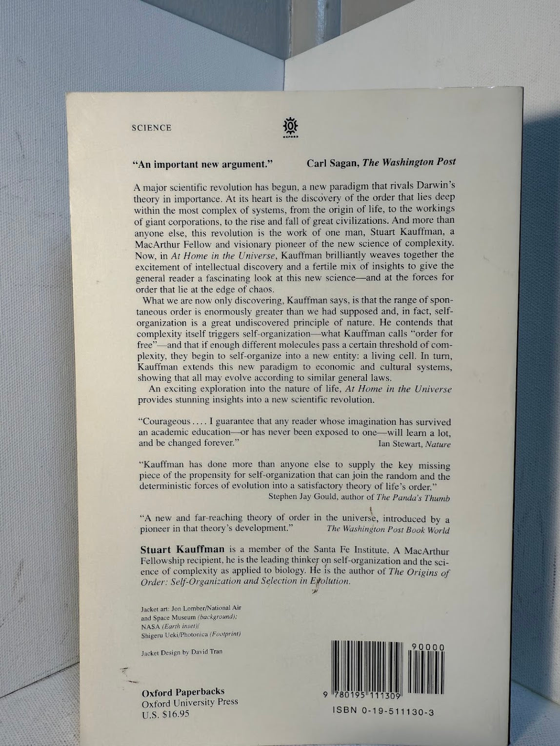 At Home in the Universe by Stuart Kauffman