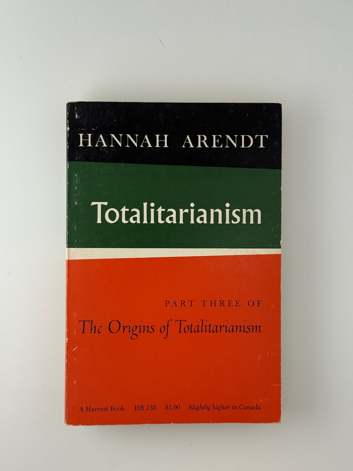 Totalitarianism by Hannah Arendt