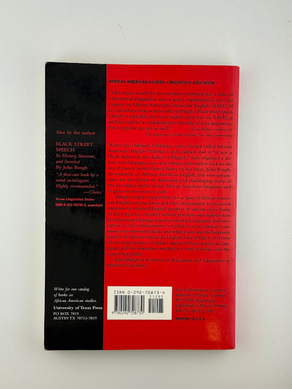 Out of the Mouth of Slaves by John Baugh