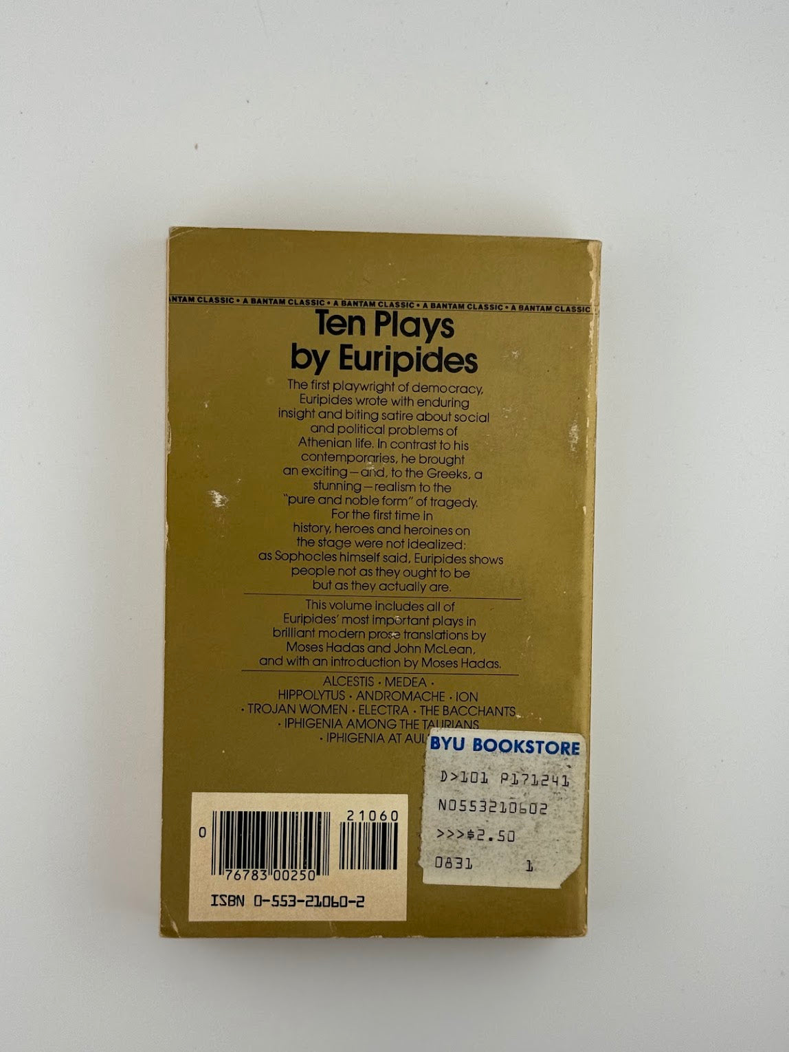Ten Plays by Euripides