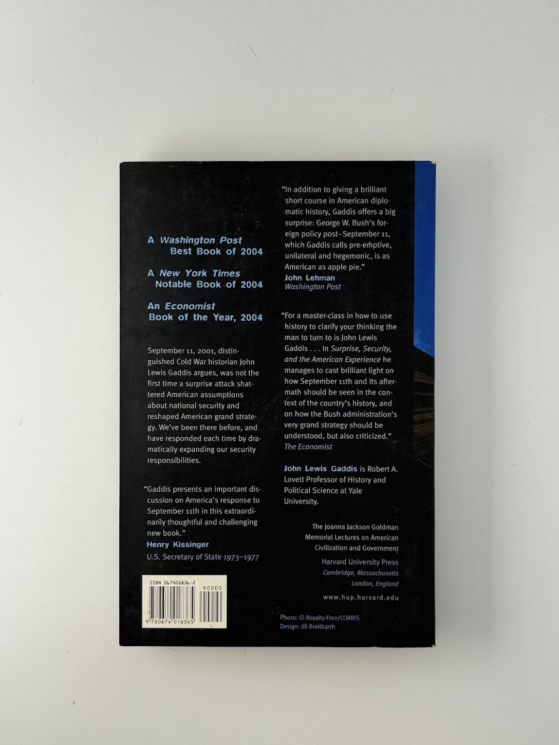 Surprise, Security and the American Experience by John Lewis Gaddis