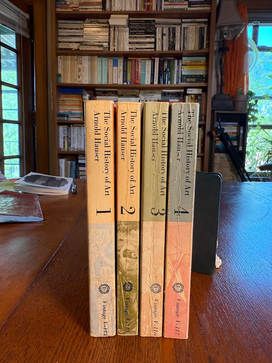 The Social History of Art by Arnold Hauser Volumes 1-4
