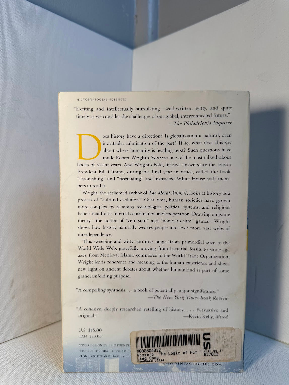Nonzero - The Logic of Human Destiny by Robert Wright