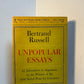Unpopular Essays by Bertrand Russell