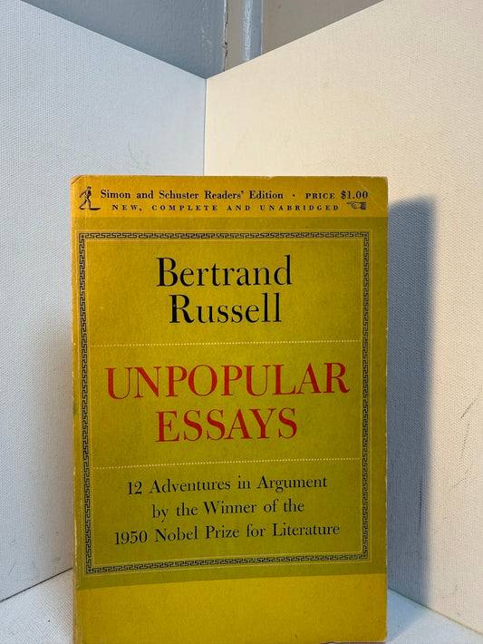 Unpopular Essays by Bertrand Russell