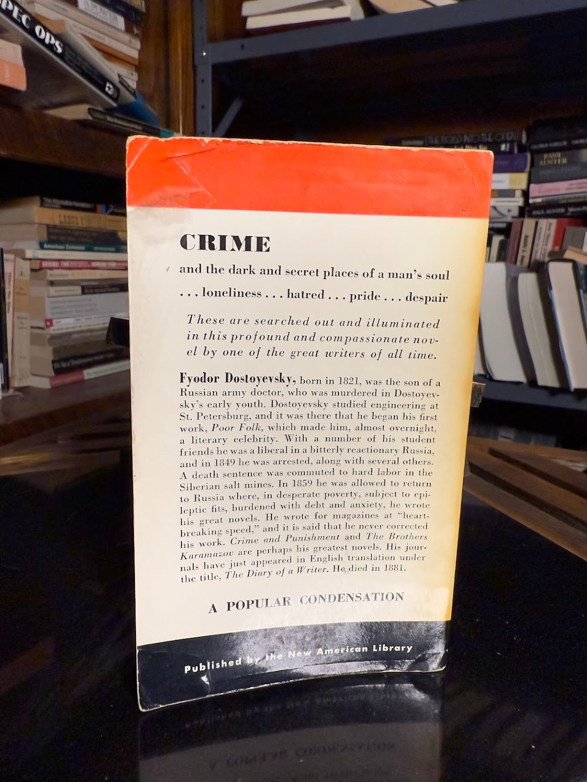 Crime and Punishment by Fyodor Dostoyevsky