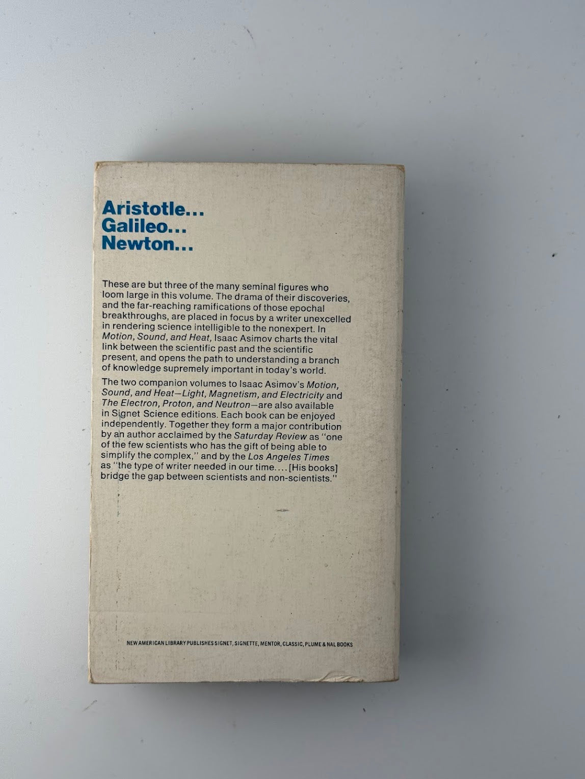 Understanding Physics: Motion, Sound and Heat by Isaac Asimov