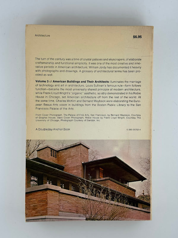 American Buildings and Their Architects Volume 3 by William H. Jordy
