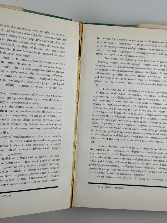 Mind and Nature by Gregory Bateson