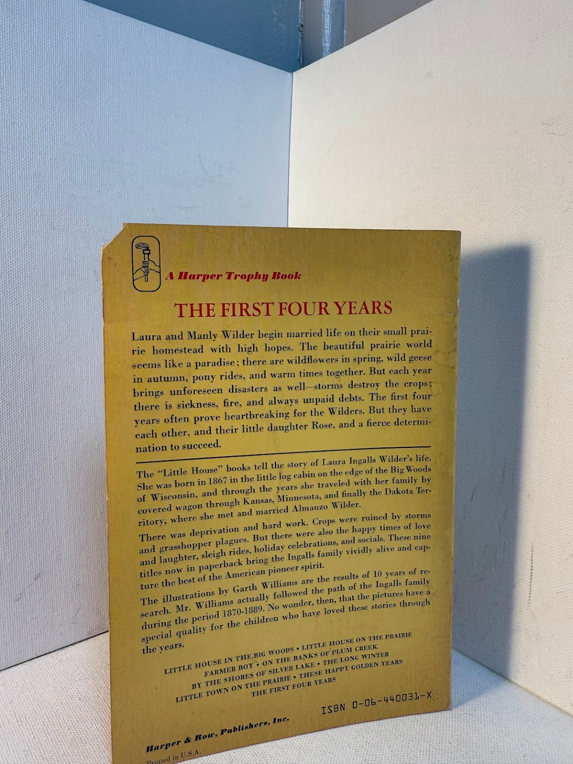 The First Four Years by Laura Ingalls Wilder