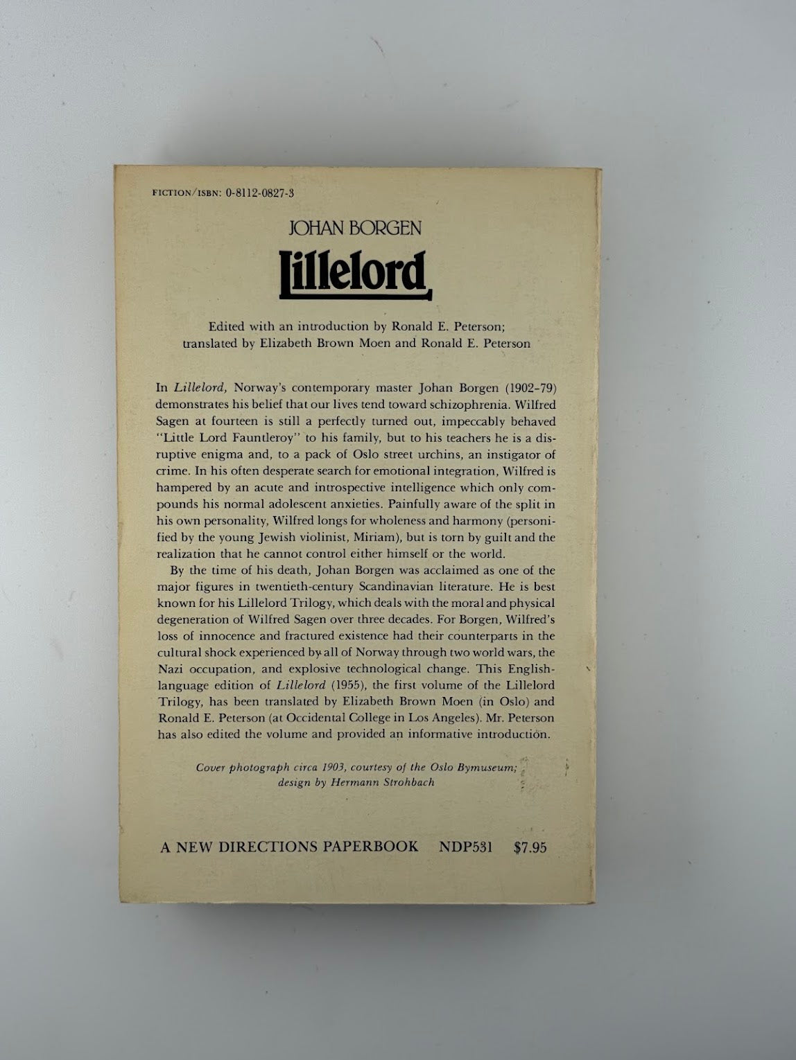 Lillelord by Johan Borgen