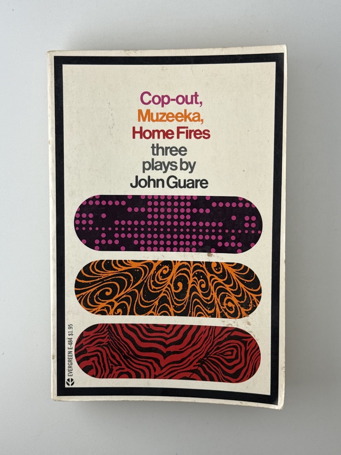 Cop-out, Muzeeka, Home Fires by John Guare