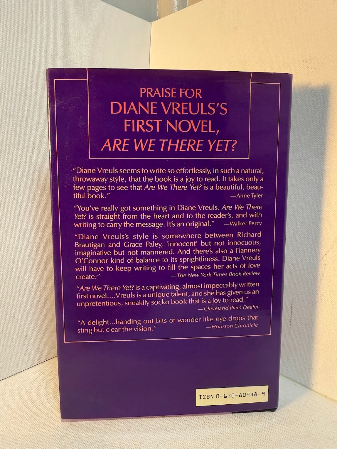 Let Us Know by Diane Vreuls