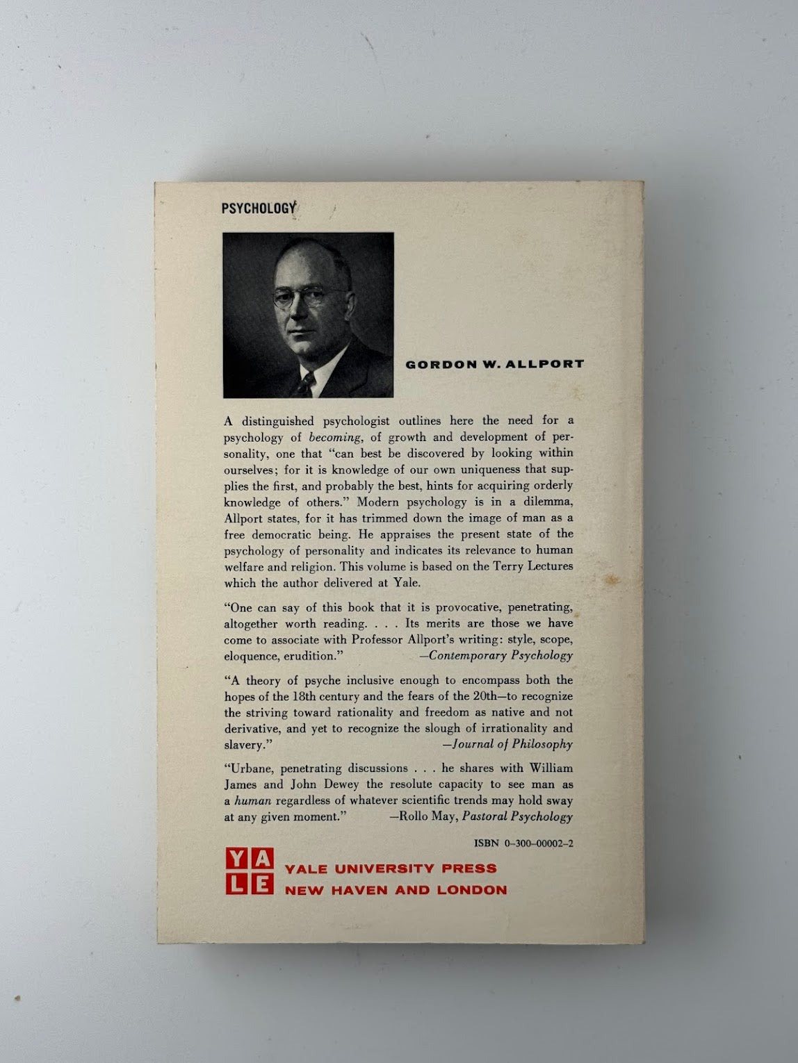 Becoming by Gordon W. Allport