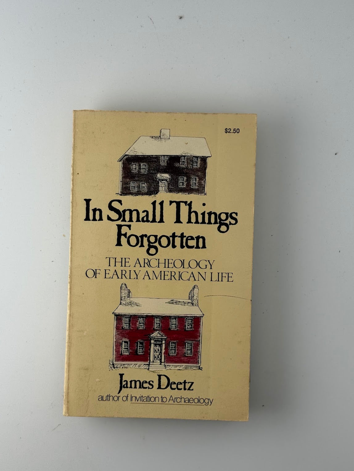 In Small Things Forgotten - The Archeology of Early American Life by James Deetz