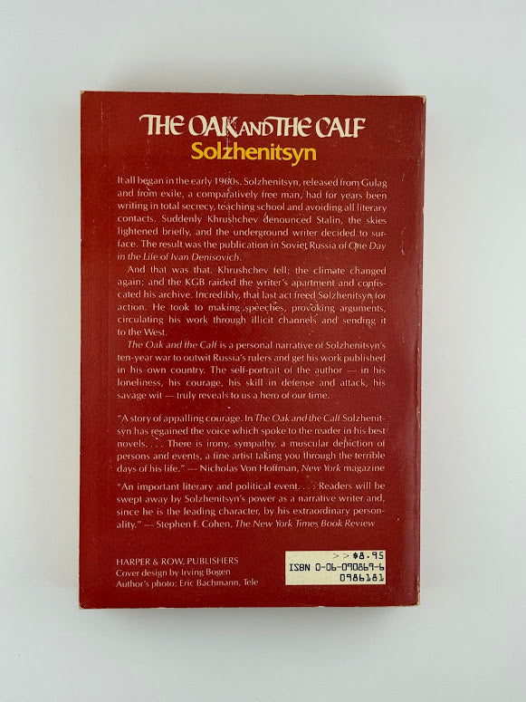 The Oak and the Calf by Alexander Solzhenitsyn