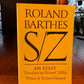 S/Z by Roland Barthes