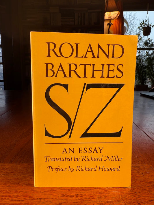 S/Z by Roland Barthes
