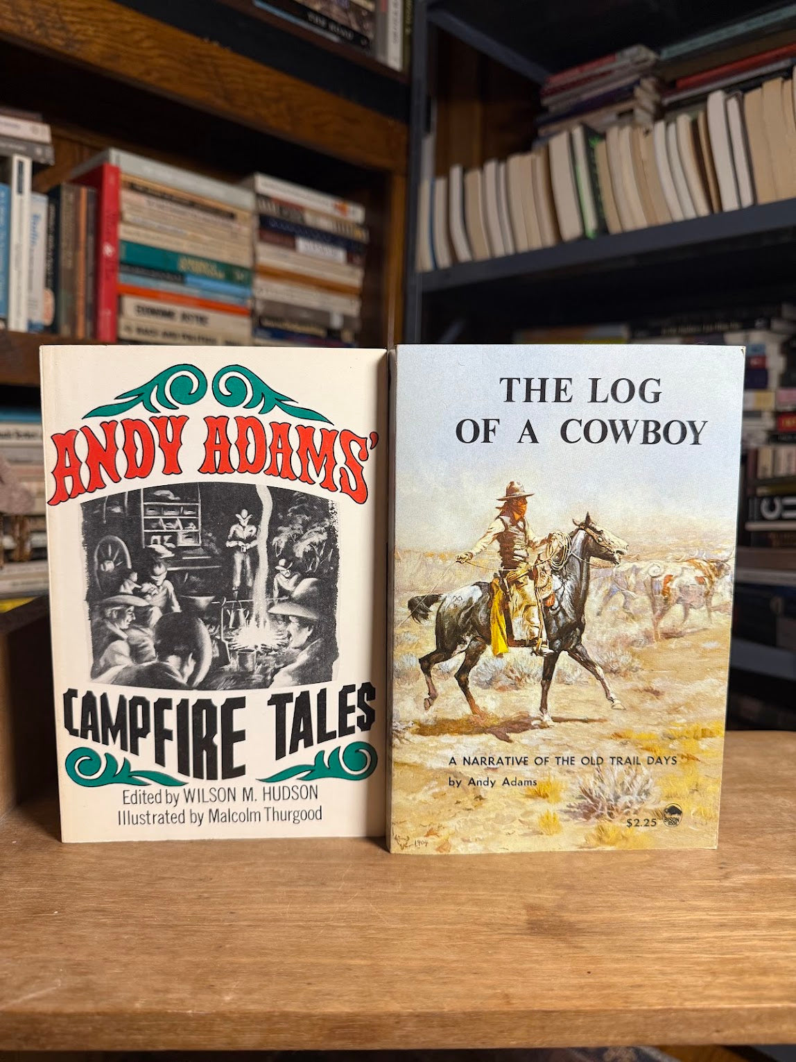 Andy Adams' Campfire Tales and The Log of a Cowboy