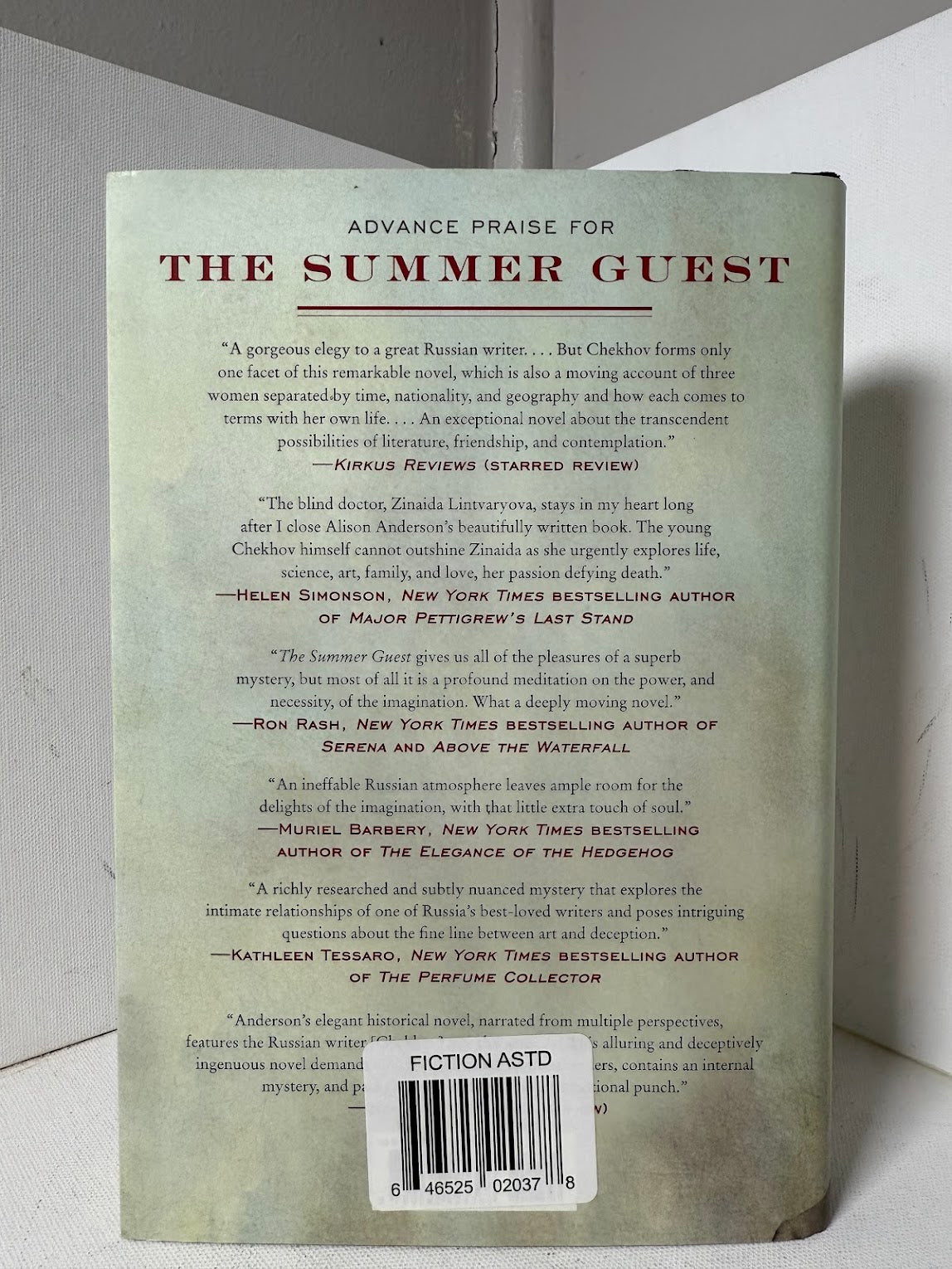The Summer Guest by Alison Anderson