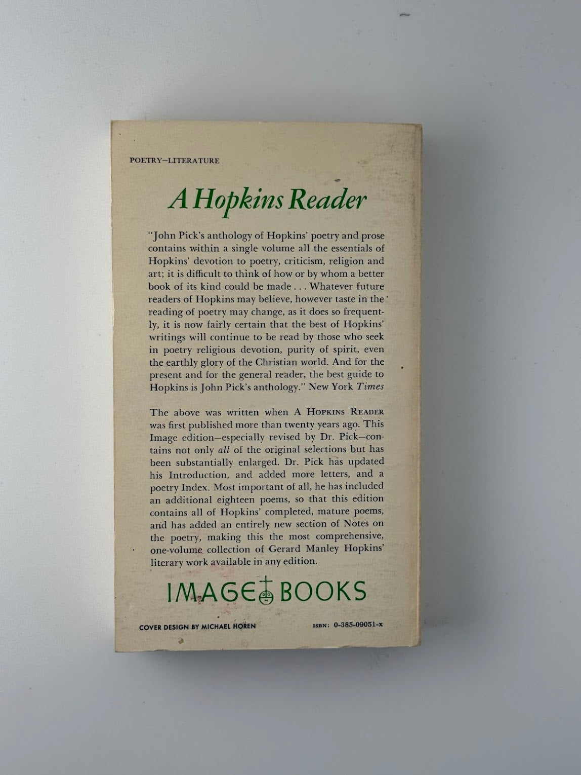 A Hopkins Reader