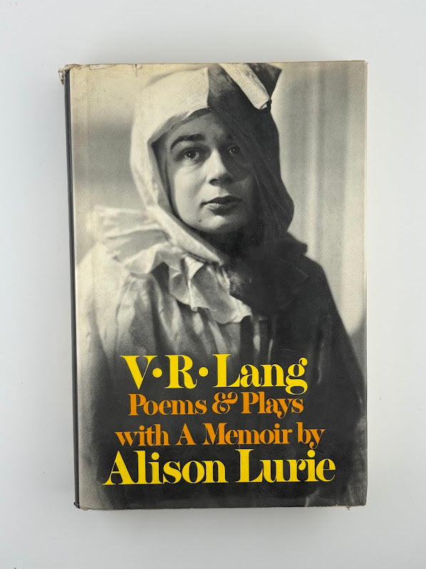 V.R. Lang - Poems & Plays with A Memoir by Alison Lurie