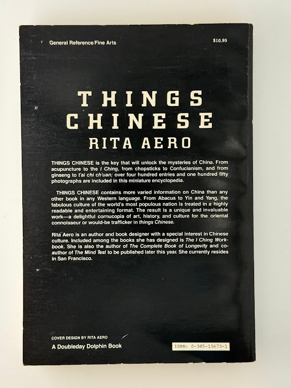 Things Chinese by Rita Aero