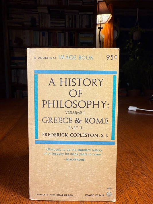 A History of Philosophy Volume 1 Part 2