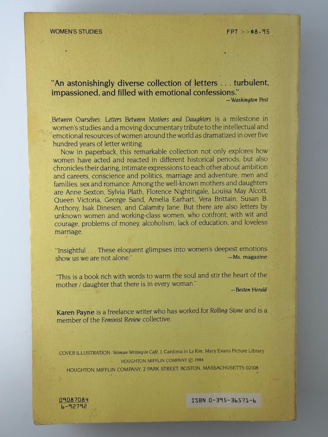 Between Ourselves - Letters Between Mothers & Daughters edited by Karen Page