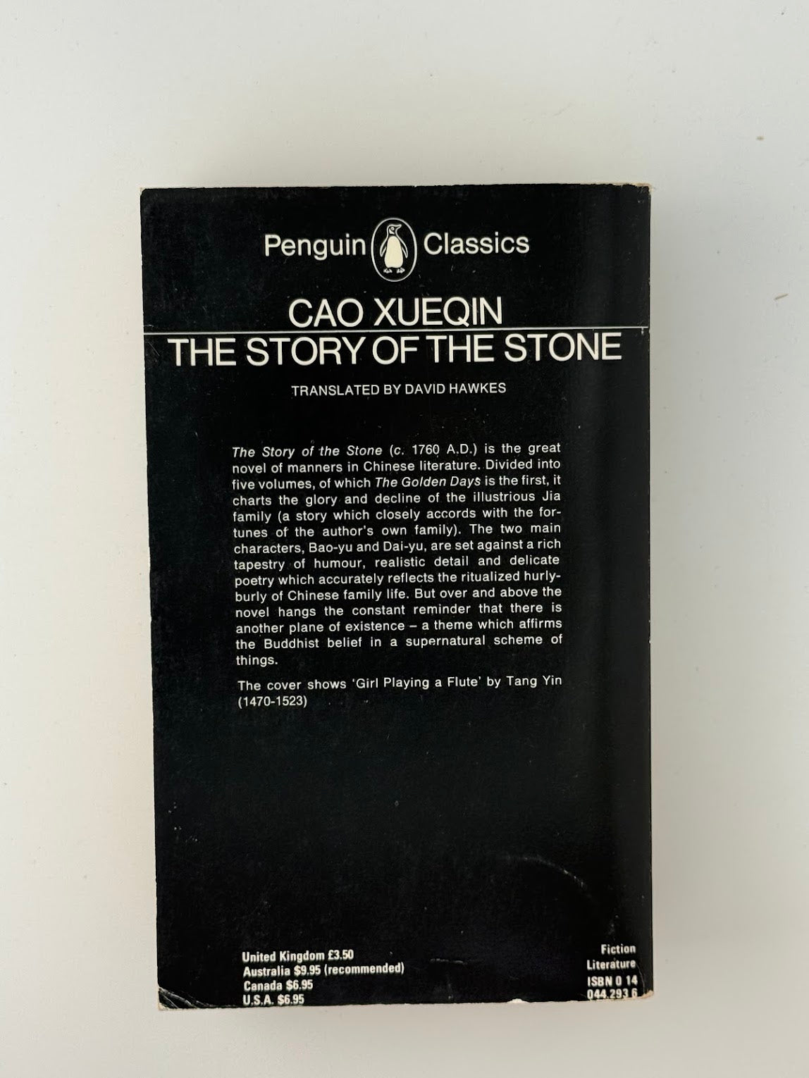 The Story of the Stone by Cao Xueqin