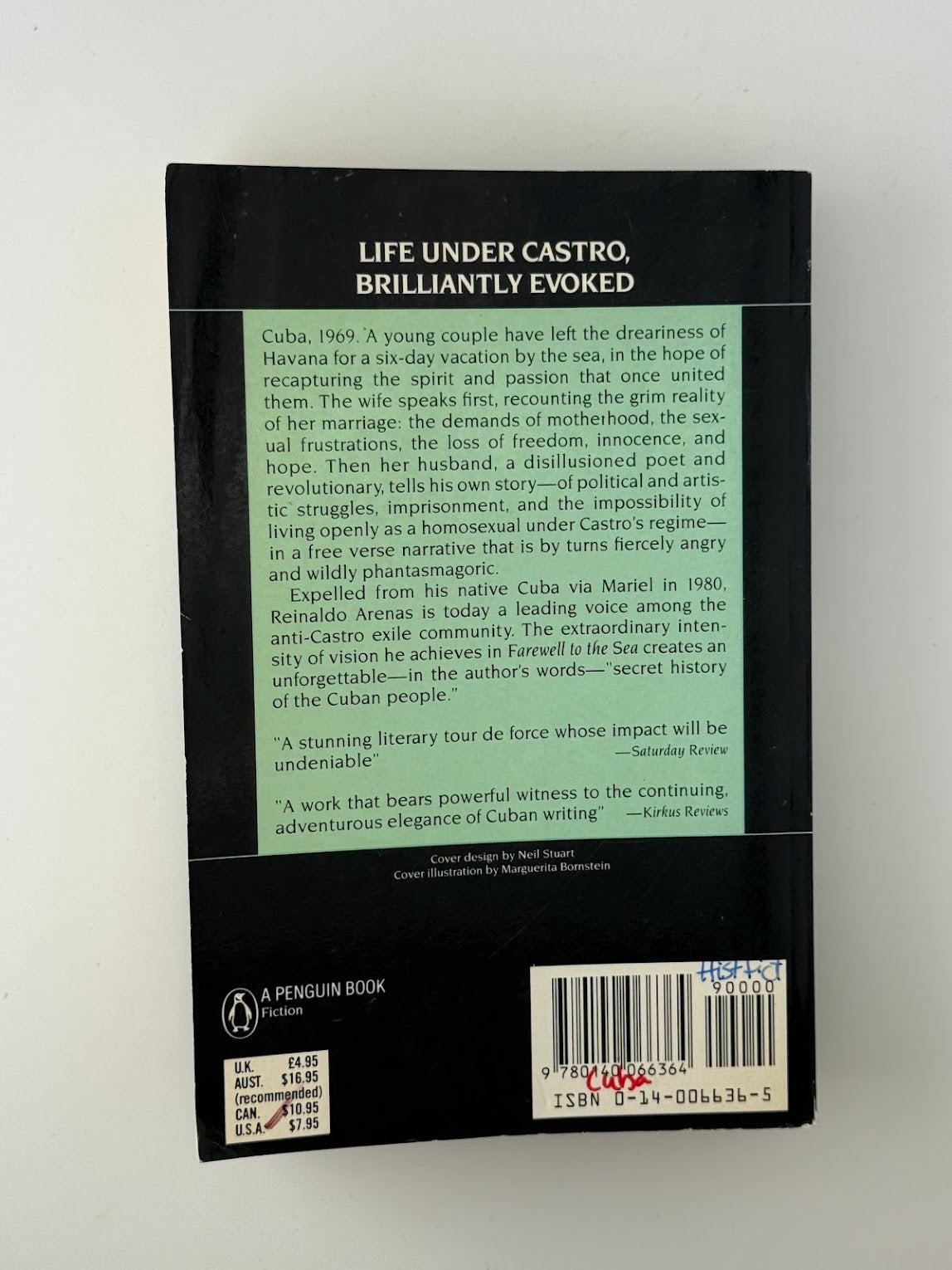 Farewell to the Sea by Reinaldo Arenas
