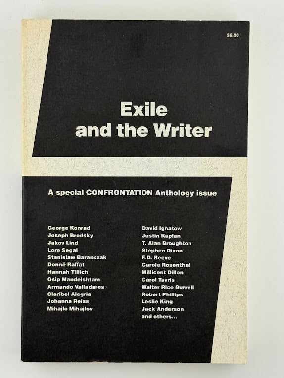 Exile and the Writer - Special Confrontation Anthology Issue