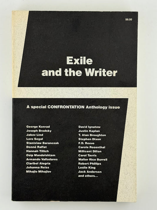 Exile and the Writer - Special Confrontation Anthology Issue