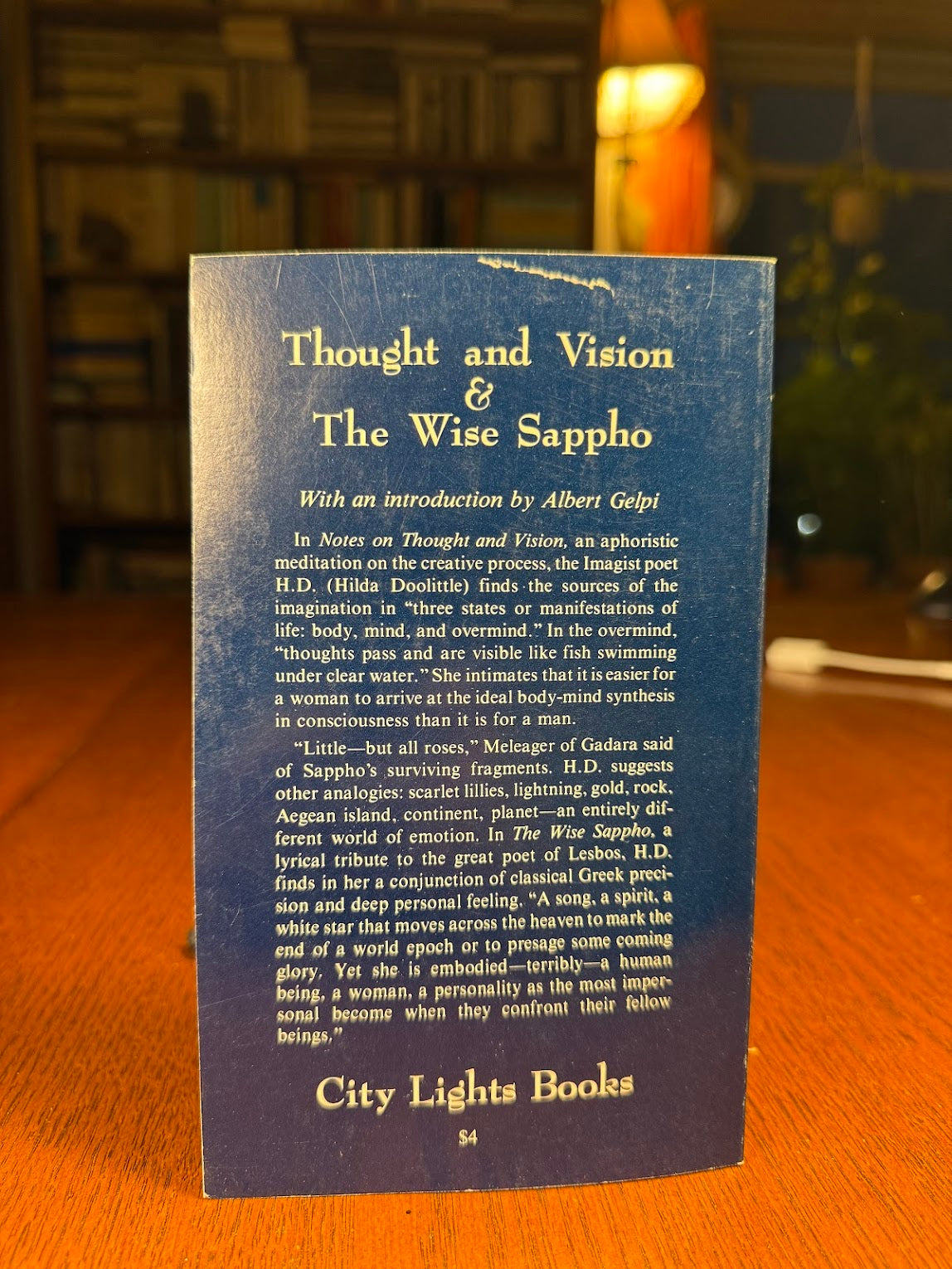 Notes on Thought & Vision by H.D.