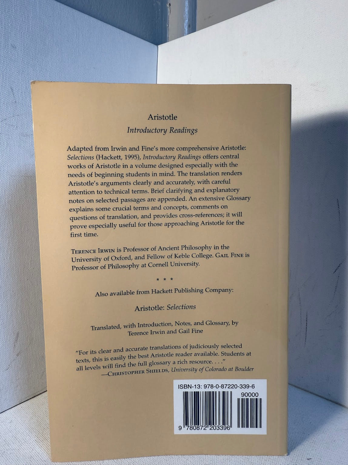 Introductory Readings by Aristotle