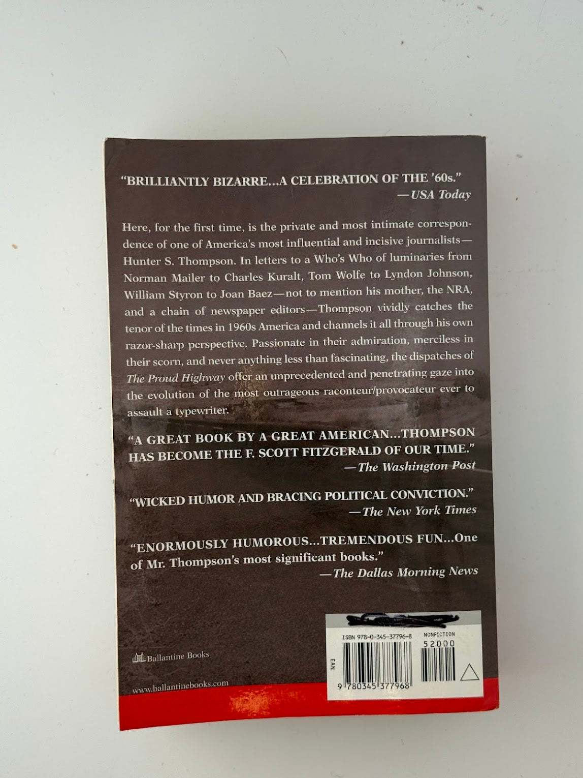 The Proud Highway by Hunter S. Thompson