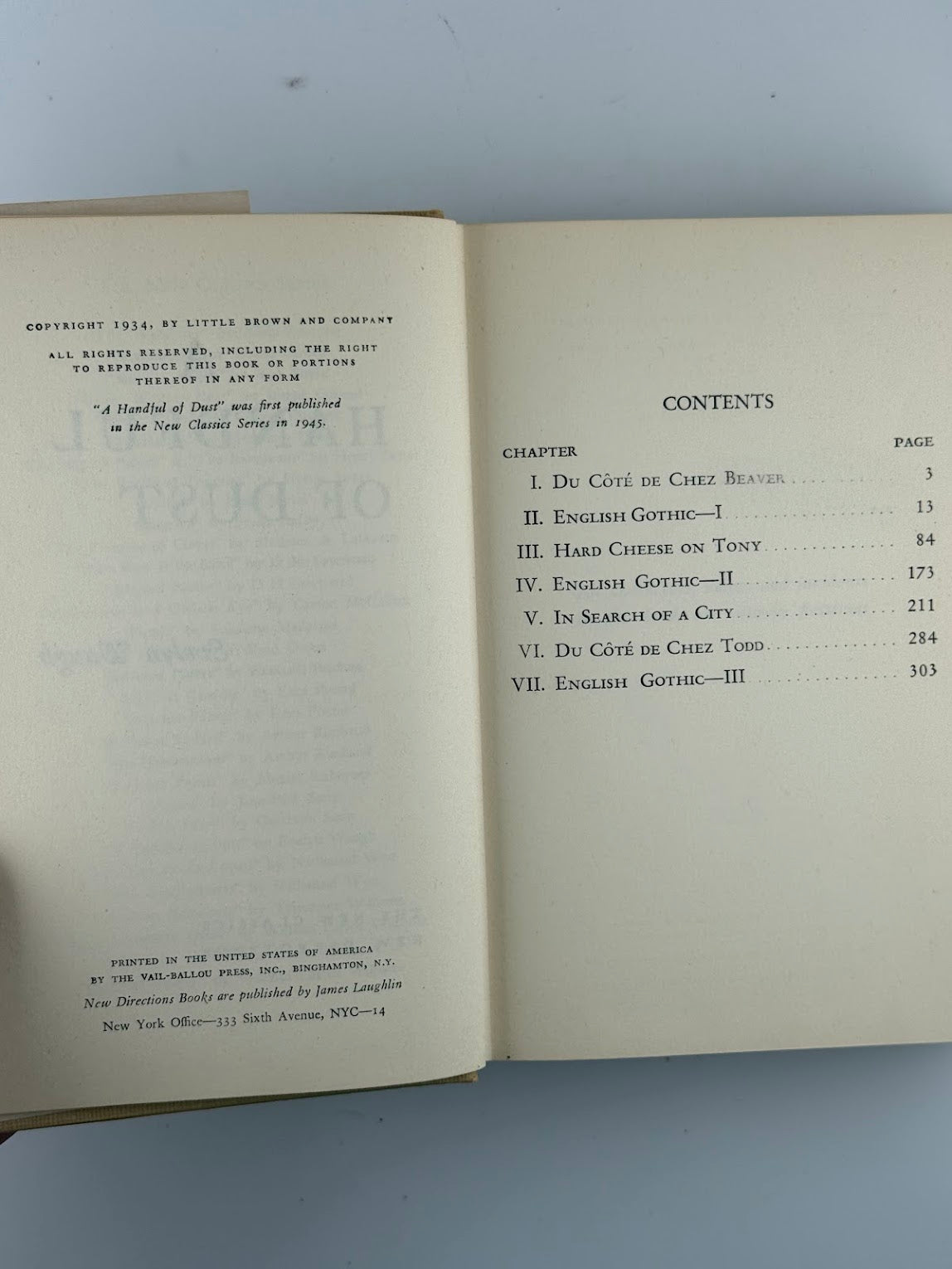 A Handful of Dust by Evelyn Waugh